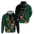 Personalised New Zealand And South Africa Rugby Hoodie 2024 All Black Springboks Mascots Together