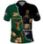 Personalised New Zealand And South Africa Rugby Polo Shirt 2024 All Black Springboks Mascots Together