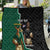Personalised New Zealand And South Africa Rugby Quilt 2024 All Black Springboks Mascots Together