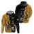 Personalised New Zealand And Australia Rugby Hoodie 2024 All Black Wallabies Mascots Together