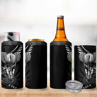 All Black New Zealand Darts 4 in 1 Can Cooler Tumbler Aoteroa Fern Maori Galaxy Style