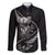 Personalised All Black New Zealand Darts Family Matching Off Shoulder Short Dress and Hawaiian Shirt Aoteroa Fern Maori Galaxy Style