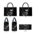 Personalised All Black New Zealand Darts Leather Bag Aoteroa Fern Maori Galaxy Style - Polynesian Pride