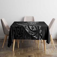 Personalised All Black New Zealand Darts Tablecloth Aoteroa Fern Maori Galaxy Style