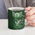 All Green New Zealand Darts Ceramic Mug Aoteroa Fern Maori Galaxy Style - Polynesian Pride