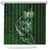 Personalised All Green New Zealand Darts Shower Curtain Aoteroa Fern Maori Galaxy Style