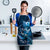 Personalised All Blue New Zealand Darts Apron Aoteroa Fern Maori Galaxy Style - Polynesian Pride