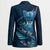 Personalised All Blue New Zealand Darts Blazer Aoteroa Fern Maori Galaxy Style - Polynesian Pride