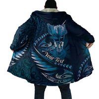 Personalised All Blue New Zealand Darts Cloak Aoteroa Fern Maori Galaxy Style - Polynesian Pride
