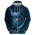 Personalised All Blue New Zealand Darts Hoodie Aoteroa Fern Maori Galaxy Style