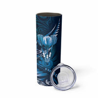 All Blue New Zealand Darts Skinny Tumbler Aoteroa Fern Maori Galaxy Style