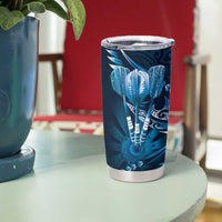 All Blue New Zealand Darts Tumbler Cup Aoteroa Fern Maori Galaxy Style