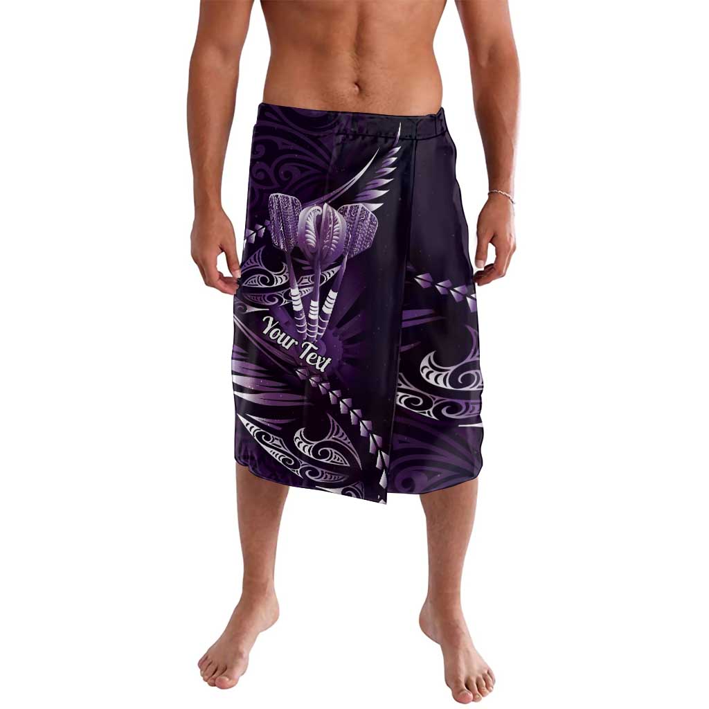 Personalised All Purple New Zealand Darts Lavalava Aoteroa Fern Maori Galaxy Style