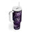 All Purple New Zealand Darts Tumbler With Handle Aoteroa Fern Maori Galaxy Style