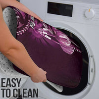 Personalised All Pink New Zealand Darts Bathroom Set Aoteroa Fern Maori Galaxy Style - Polynesian Pride