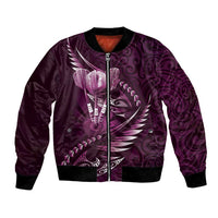 Personalised All Pink New Zealand Darts Bomber Jacket Aoteroa Fern Maori Galaxy Style