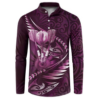 Personalised All Pink New Zealand Darts Button Sweatshirt Aoteroa Fern Maori Galaxy Style