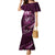 Personalised All Pink New Zealand Darts Family Matching Mermaid Dress and Hawaiian Shirt Aoteroa Fern Maori Galaxy Style