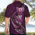 Personalised All Pink New Zealand Darts Hawaiian Shirt Aoteroa Fern Maori Galaxy Style
