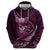 Personalised All Pink New Zealand Darts Hoodie Aoteroa Fern Maori Galaxy Style