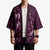 Personalised All Pink New Zealand Darts Kimono Aoteroa Fern Maori Galaxy Style - Polynesian Pride