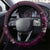 All Pink New Zealand Darts Steering Wheel Cover Aoteroa Fern Maori Galaxy Style