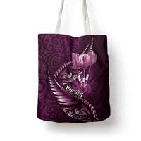 Personalised All Pink New Zealand Darts Tote Bag Aoteroa Fern Maori Galaxy Style - Polynesian Pride