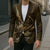 Personalised All Gold New Zealand Darts Blazer Aoteroa Fern Maori Galaxy Style - Polynesian Pride