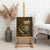 Personalised All Gold New Zealand Darts Canvas Wall Art Aoteroa Fern Maori Galaxy Style
