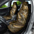 Personalised All Gold New Zealand Darts Car Seat Cover Aoteroa Fern Maori Galaxy Style