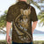 Personalised All Gold New Zealand Darts Hawaiian Shirt Aoteroa Fern Maori Galaxy Style