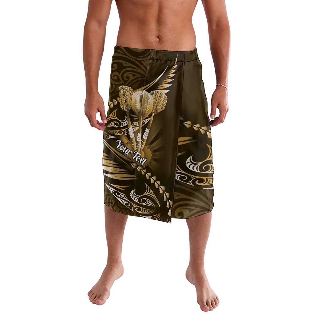 Personalised All Gold New Zealand Darts Lavalava Aoteroa Fern Maori Galaxy Style