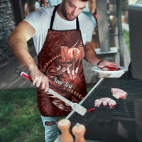 Personalised All Red New Zealand Darts Apron Aoteroa Fern Maori Galaxy Style - Polynesian Pride