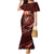 Personalised All Red New Zealand Darts Family Matching Mermaid Dress and Hawaiian Shirt Aoteroa Fern Maori Galaxy Style