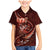 Personalised All Red New Zealand Darts Family Matching Mermaid Dress and Hawaiian Shirt Aoteroa Fern Maori Galaxy Style