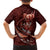 Personalised All Red New Zealand Darts Family Matching Summer Maxi Dress and Hawaiian Shirt Aoteroa Fern Maori Galaxy Style