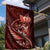 Personalised All Red New Zealand Darts Garden Flag Aoteroa Fern Maori Galaxy Style