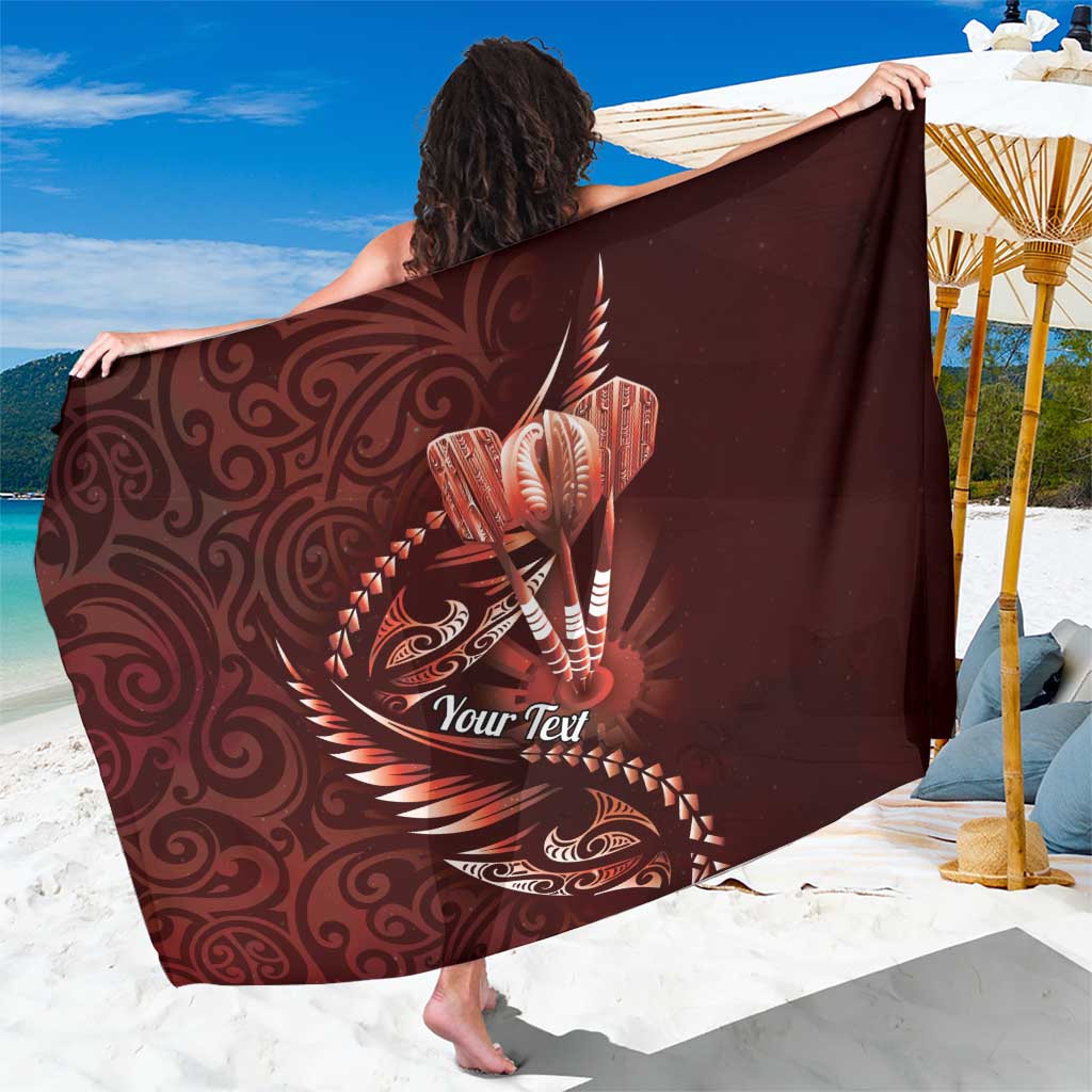 Personalised All Red New Zealand Darts Sarong Aoteroa Fern Maori Galaxy Style