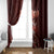 Personalised All Red New Zealand Darts Window Curtain Aoteroa Fern Maori Galaxy Style