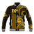 Hawaii Nanakuli High And Intermediate School Baseball Jacket Polynesian Kakau Pattern LT14 Unisex Gold - Polynesian Pride