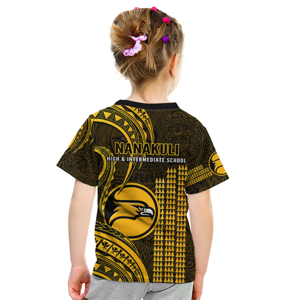 Hawaii Nanakuli High And Intermediate School Kid T Shirt Polynesian Kakau Pattern LT14 - Polynesian Pride