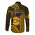 Hawaii Nanakuli High And Intermediate School Long Sleeve Button Shirt Polynesian Kakau Pattern LT14 - Polynesian Pride