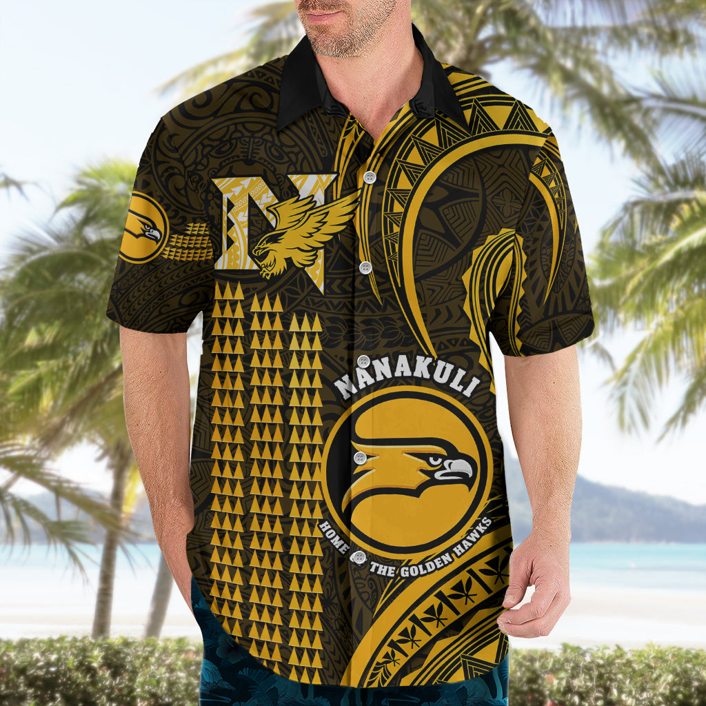 Personalised Hawaii Nanakuli High And Intermediate School Hawaiian Shirt Polynesian Kakau Pattern LT14 - Polynesian Pride