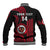 Personalised Hawaii Kahuku High And Intermediate School Baseball Jacket Red Raiders Kakau Pattern LT14 - Polynesian Pride