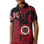 Personalised Hawaii Kahuku High And Intermediate School Kid Polo Shirt Red Raiders Kakau Pattern LT14 Kid Red - Polynesian Pride