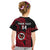 Personalised Hawaii Kahuku High And Intermediate School Kid T Shirt Red Raiders Kakau Pattern LT14 - Polynesian Pride
