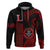 Hawaii Lahainaluna High School Hoodie Polynesian Kakau Pattern LT14 Pullover Hoodie Red - Polynesian Pride