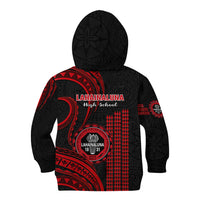 Hawaii Lahainaluna High School Kid Hoodie Polynesian Kakau Pattern LT14 - Polynesian Pride