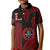 Hawaii Lahainaluna High School Kid Polo Shirt Polynesian Kakau Pattern LT14 Kid Red - Polynesian Pride