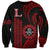 Hawaii Lahainaluna High School Sweatshirt Polynesian Kakau Pattern LT14 Unisex Red - Polynesian Pride